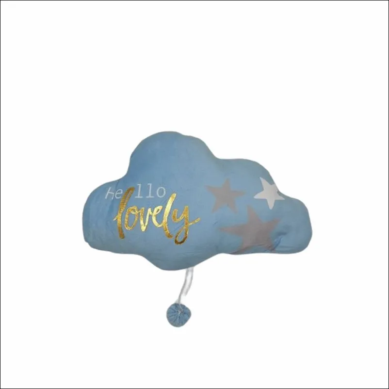 CLOUD PILLOW WITH MUSIC PINK AND LIGHT BLUE